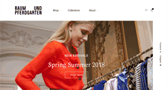 Desktop Screenshot of baumundpferdgarten.com